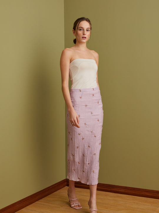Mekar Skirt in Soft Lilac
