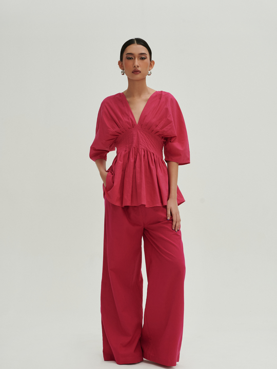 Nia      Top      in          Cranberry