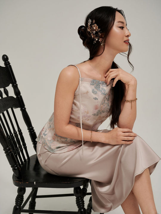 Ethereal Blossom Highneck Cami