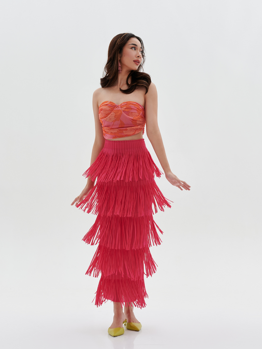 Barbara Skirt in Barbie Pink