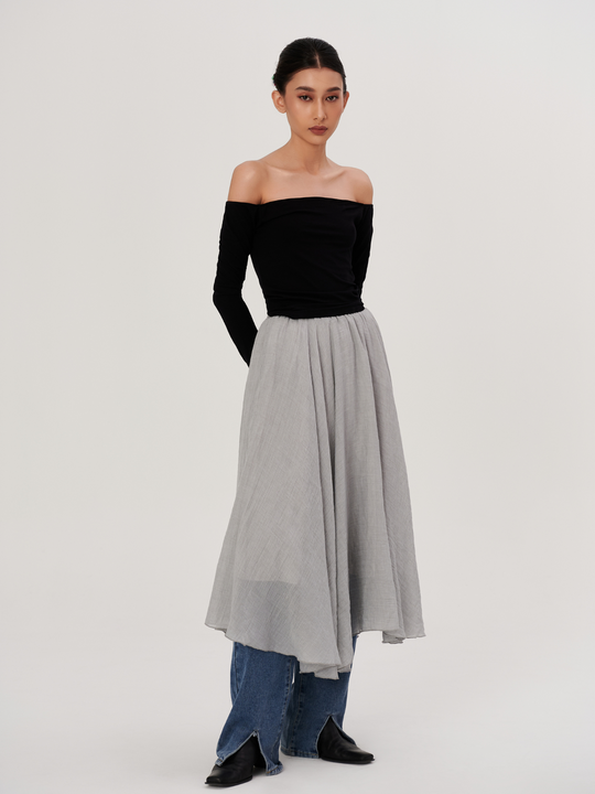 Flowy Skirt in Grey