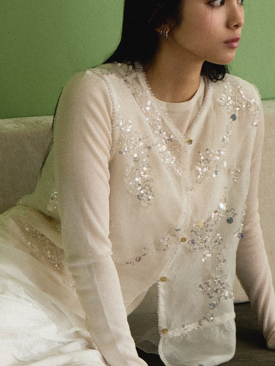 Astra Vest in Pearl