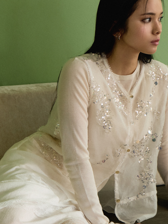 Astra Vest in Pearl