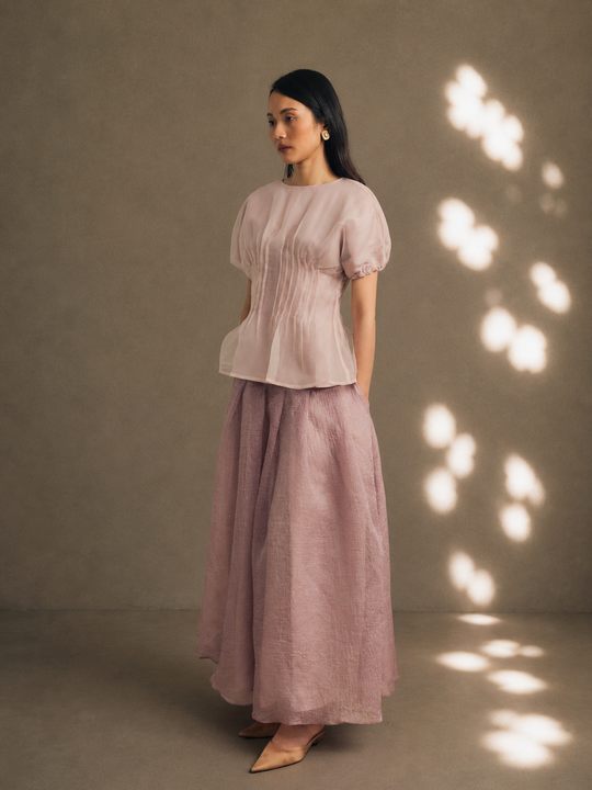 Leah Top in Lilac