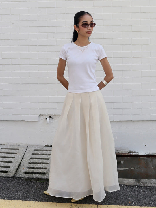 Pixi Skirt in Soft Yellow