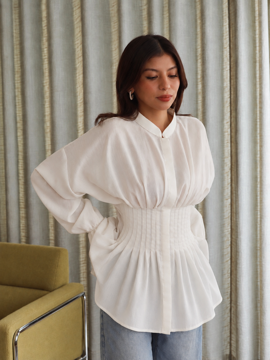 Sera Top in Egg Shell