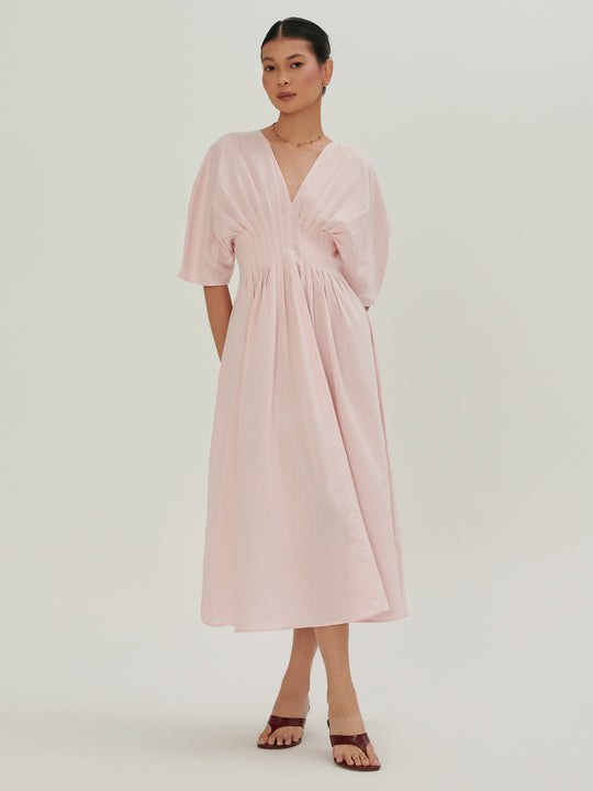 Nia Dress in Cotton Candy