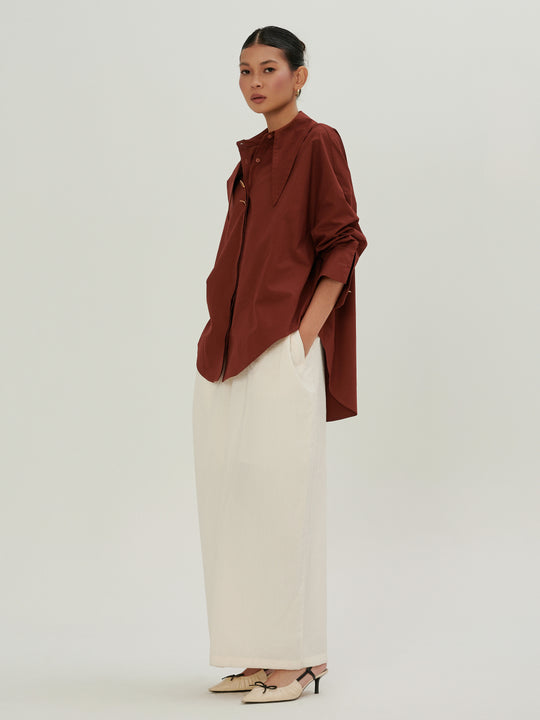 The Sable Shirt in Cherrywood