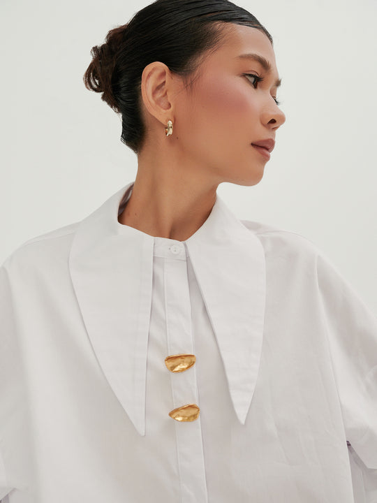 The Sable Shirt in White