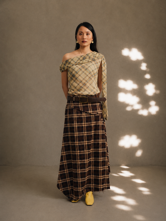 Fae Top in Plaid