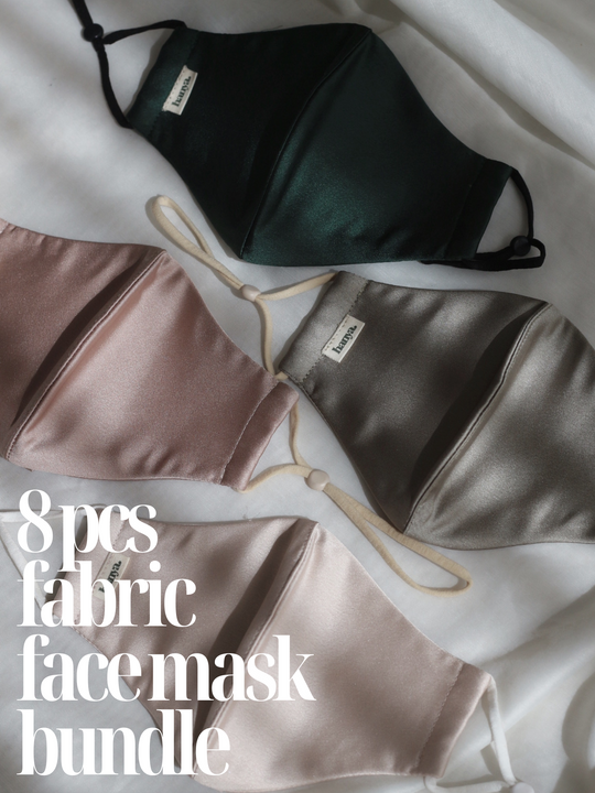 Hanya Fabric Face Mask Bundle 8pcs (Ear Loop)