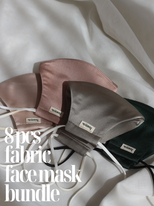Hanya Fabric Face Mask Bundle 8pcs (Headloop)