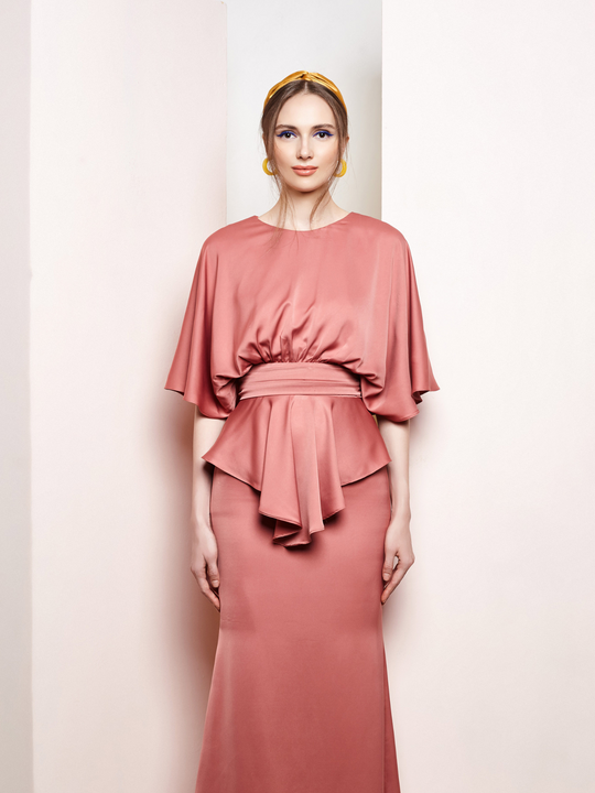 Lena Kurung in Burnt Sunset