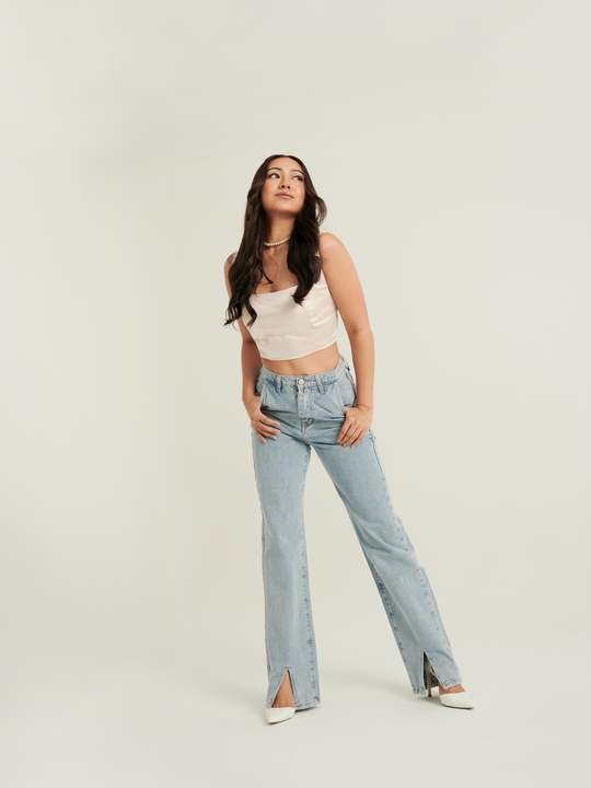 【Upcycled】Iris Top in Moonlight