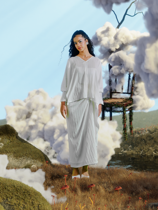 Adi Top in Cloud White