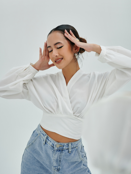 Gia Top in Pure White