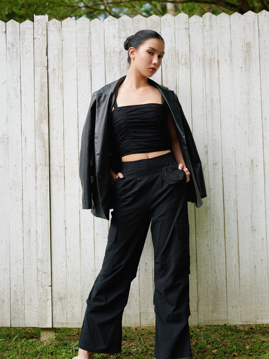 Harley Cargo Pants in Black