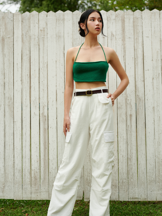 Harley Cargo Pants in White