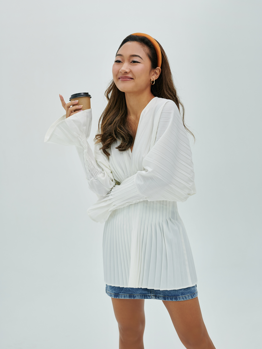 Camille Top in White