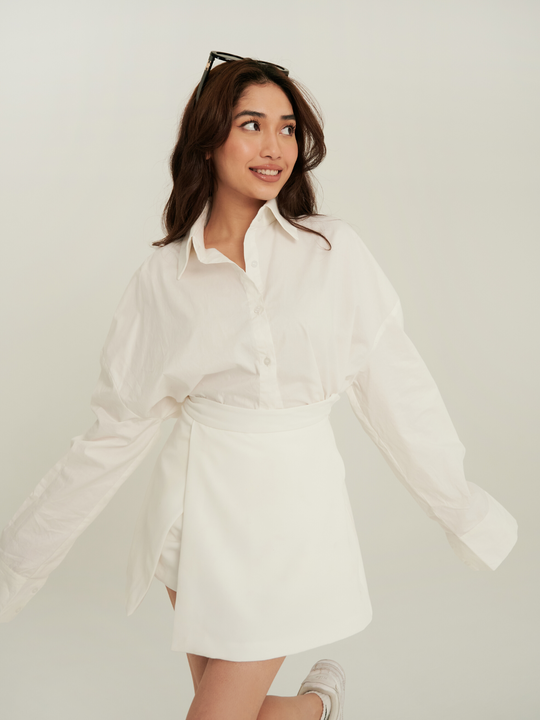 The OG Hanya Oversized Shirt in White