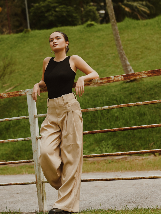 Butter Tank Bodysuit in Grease