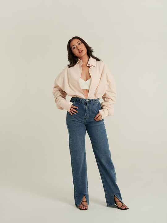 Kaia Jeans in True Blue