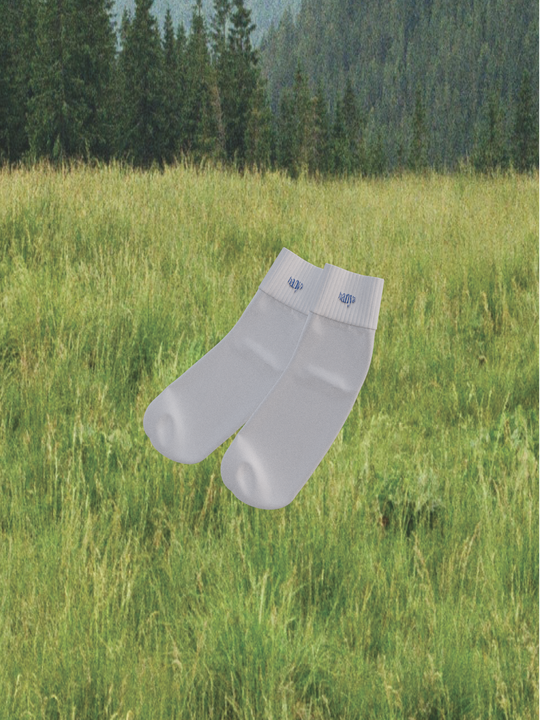 The Hanya Comfy Socks in Dancing Blue