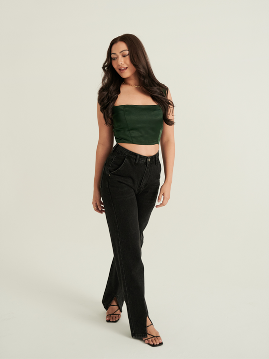 Kaia Jeans in Cool Black