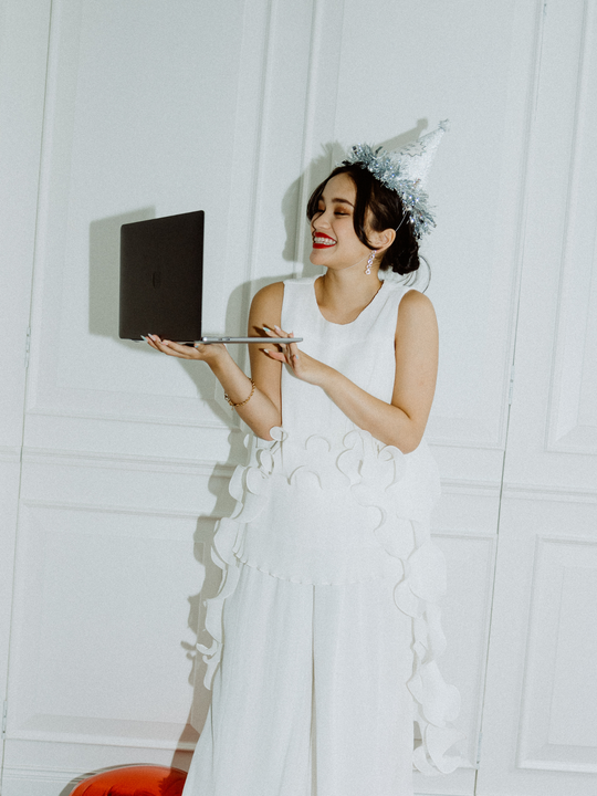 Meryl Top in Pure White