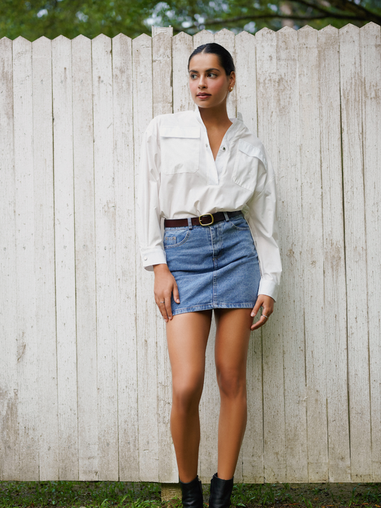 Harlow Shirt in White