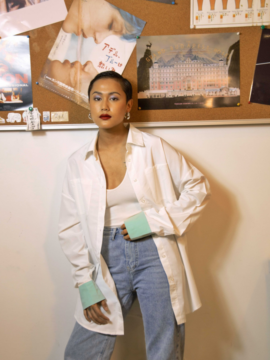 The Stripe Shirt in White