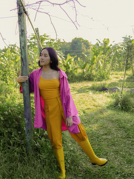 The Colored Shirt in Magenta