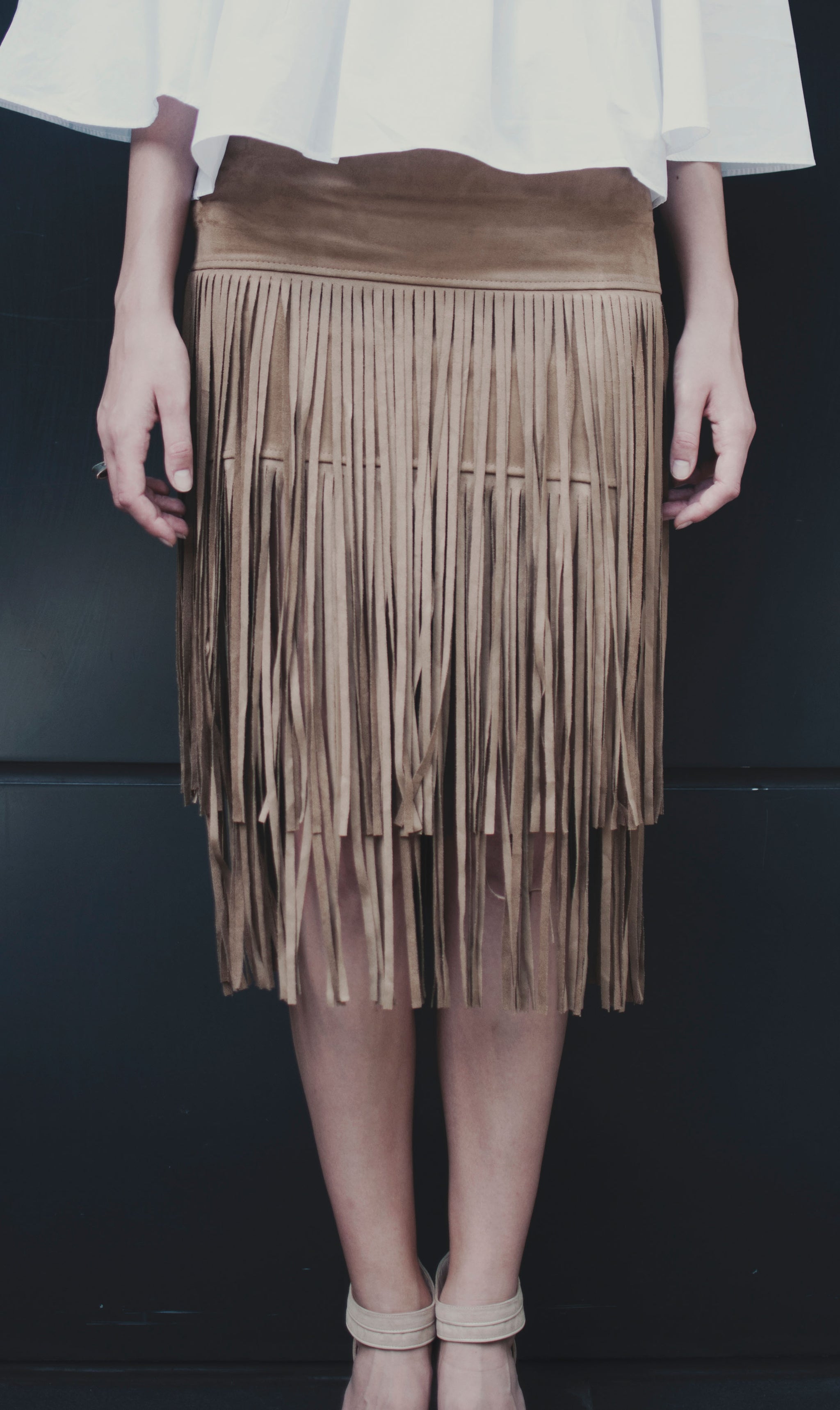 Sadie Boho Fringe Skirt – Hanya