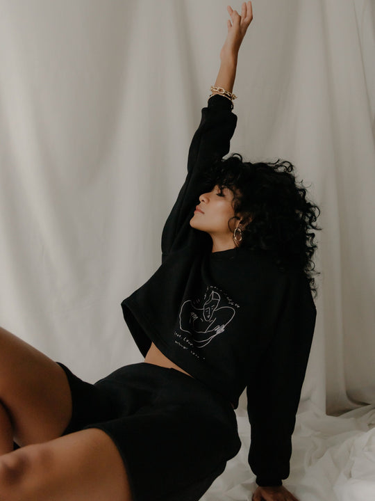 Self Love Padded Sweater Top