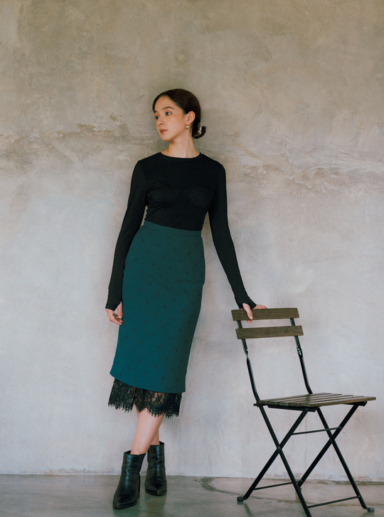 Lucy Skirt in Emerald